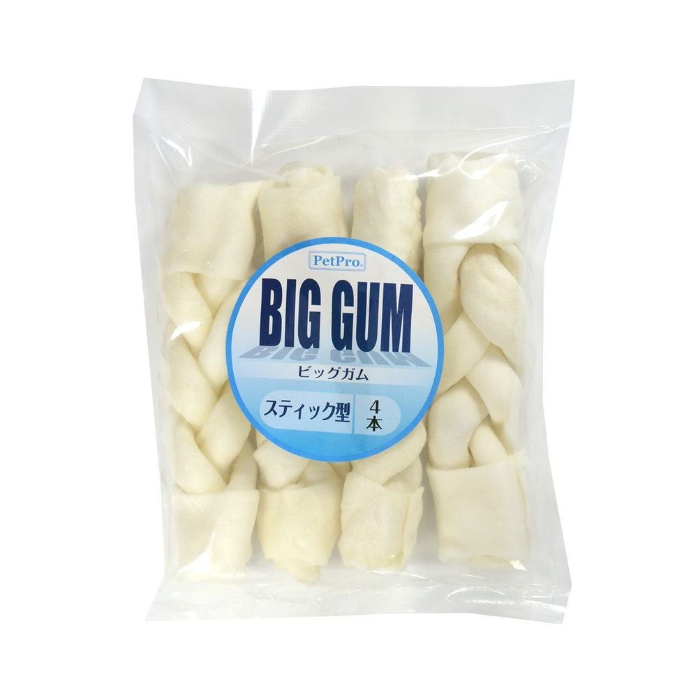 （まとめ買い）BIGガム スティック型 4本 犬用おやつ [x5]