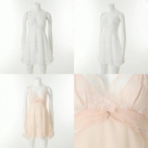 （正常）愛らしいブーケモチーフベールウェディングスリップ_C VFS1811_C