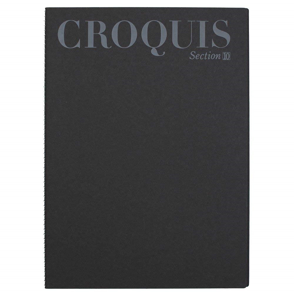 （まとめ買い）クロッキーブック セクションクロッキー A4 白クロッキー紙 10mm方眼罫 60枚 S237 [x10]