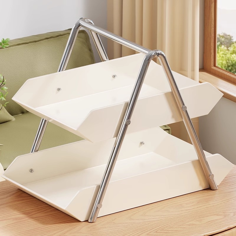 11 スナック収納ボックス二重層組織ラックダイニングテーブルレイヤード収納キャビネットベッドルームベッドサイドティーテーブルスナックアーティファクト