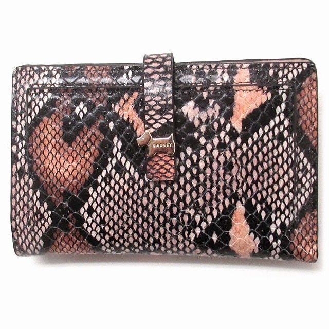 RADLEY LONDON ラドリーロンドン サイフ スネーク柄 パイソン柄 パイソン　ピンク ミディアム 二つ折り財布 S7961688 7,977円