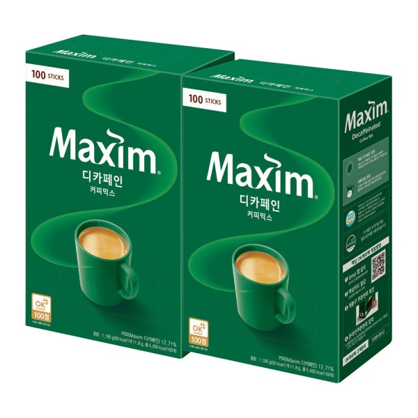 マキシム デカフェ コーヒーミックス 100T+100T/コーヒー (贈呈品なくなり次第贈呈終了)