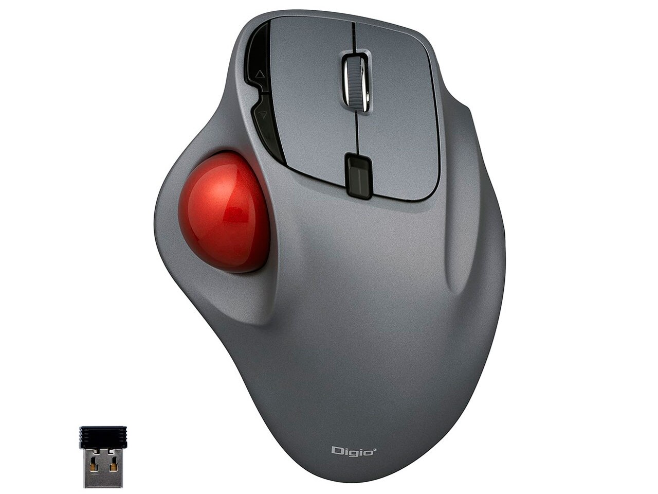 Digio2 MUS-TRIF175GY [グレー] 無線5ボタン光学式親指トラックボール 7,455円