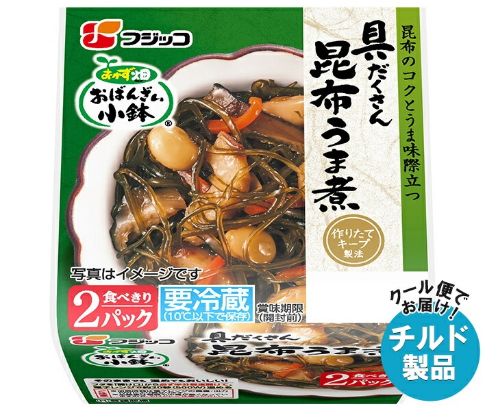 チルド フジッコ おかず畑 おばんざい小鉢 具だくさん昆布うま煮 (36g＊2パック)＊12個入＊(2ケース)