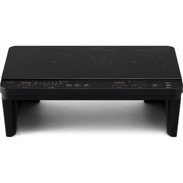IHK-WT41S-B ブラック 2口IHコンロスタンド付
