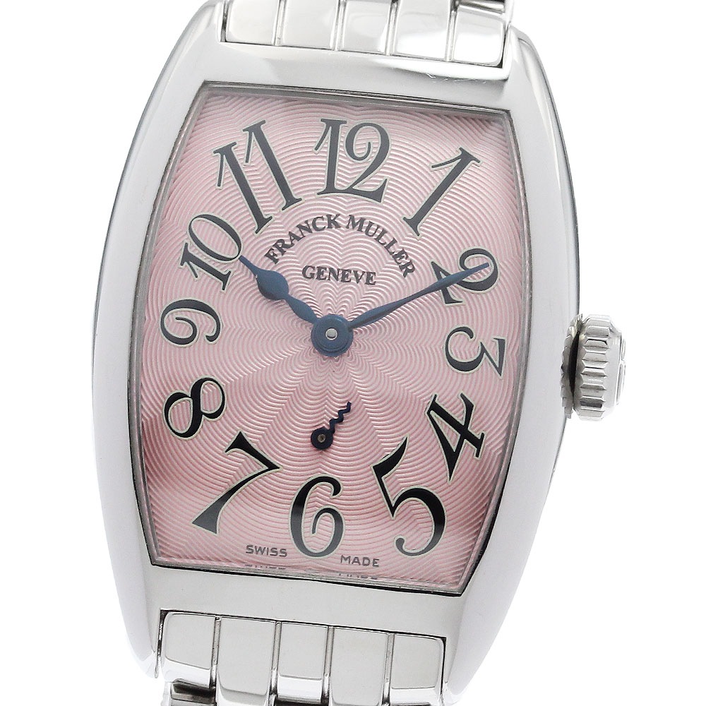フランクミュラー FRANCK MULLER 1750S6 トノーカーベックス スモールセコンド 手巻き レディース 保証書付き_959919【中古】