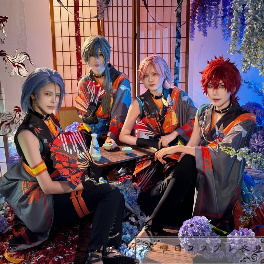 【期間限定】あんスタ Crazy:B 夜遊びウタカタらう瞬祭礼 HiMERU 桜河こはく 天城燐音 椎名ニキ コスプレ衣装 コスチューム品質良い 店舗お勧め