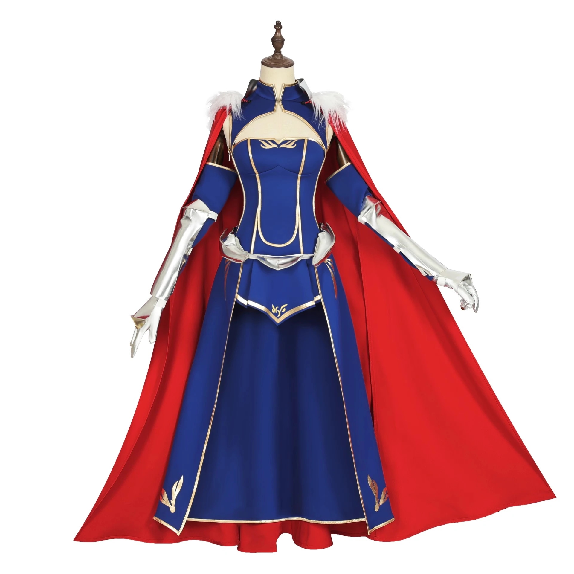 Fate　アルトリア・ペンドラゴン コスプレ衣装　Fate/staynight　セイバー　イベント　仮装　マント付