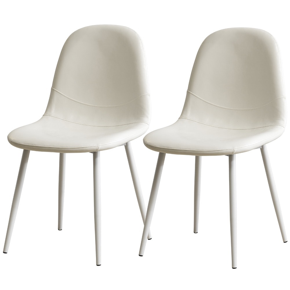 【国内即発送/送 料無料】【2脚セット販売】ダイニングチェア 2脚 椅子 チェア イス チェアー カフェ おしゃれ ダイニング 食卓 PUレザー 布 ダイニングチェアー ダイニングチェア おしゃれ-5