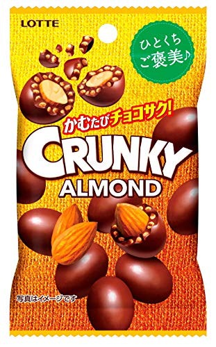 他サイト： ロッテ クランキーアーモンドチョコレートプチパック 45g10個の商品画像