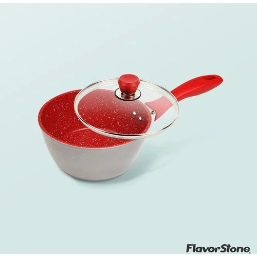 テレビショッピング研究所 T26005／RD ミルクパン16cm フレーバーストーン RD