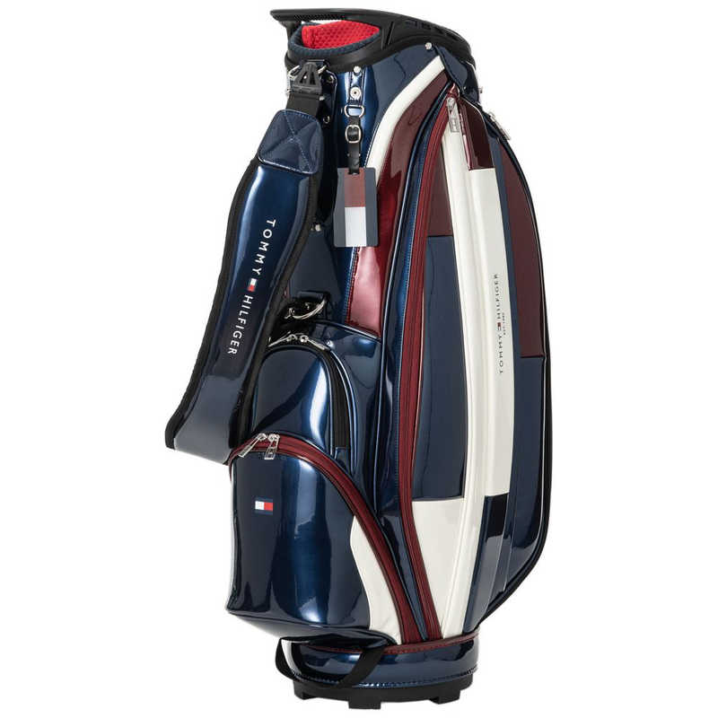 トミーヒルフィガー　25FW カートキャディバッグ エナメルスポーツ トリコロール　THMG5FC1_25FW