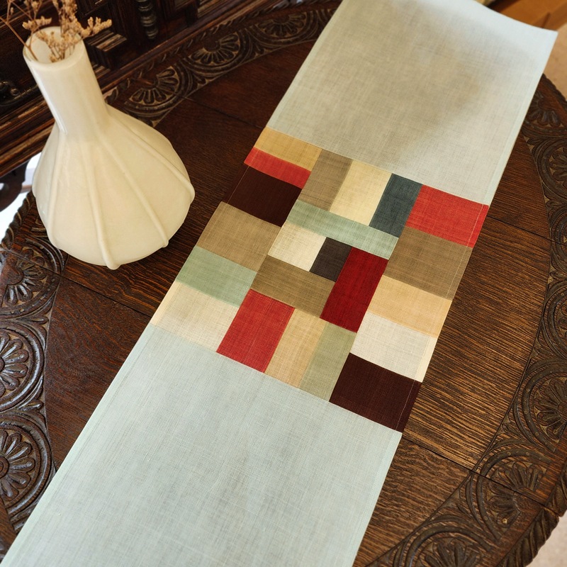 ミントテーブルランナー 外国人ギフト 韓国 伝統デザイン