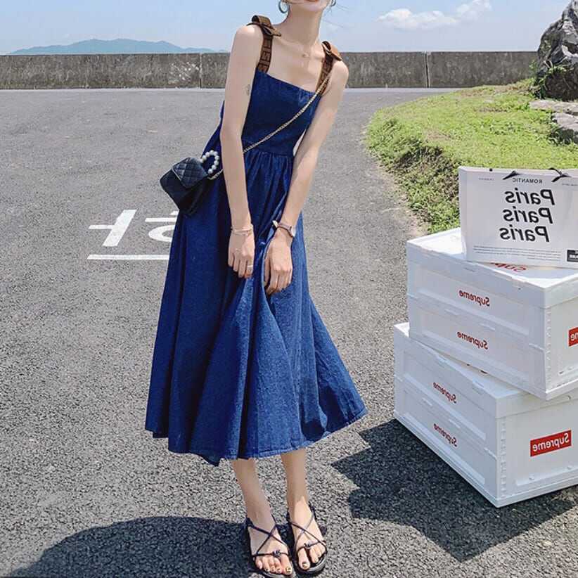 ワンピース 上着 人気 おすすめ おしゃれ お洒落 激安 安い プチプラ 肩出し ノースリーブ スクエアネック Aライン 膝丈 無地 リボン ポリエステル 可愛い かわいい 韓国 シンプル