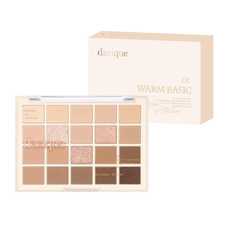 【迅速発送】「公式」 デイジーク Mood Shadow Palette ムードシャドウパレット 20色パレット/アイシャドウパレット (#01 Warm Basic)