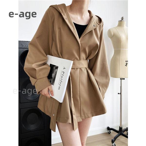 トレンチコート レディース ロングコート スプリングコート アウター 秋服 ミドル丈 カジュアル 入学式 卒業式 通勤 通学 入園式