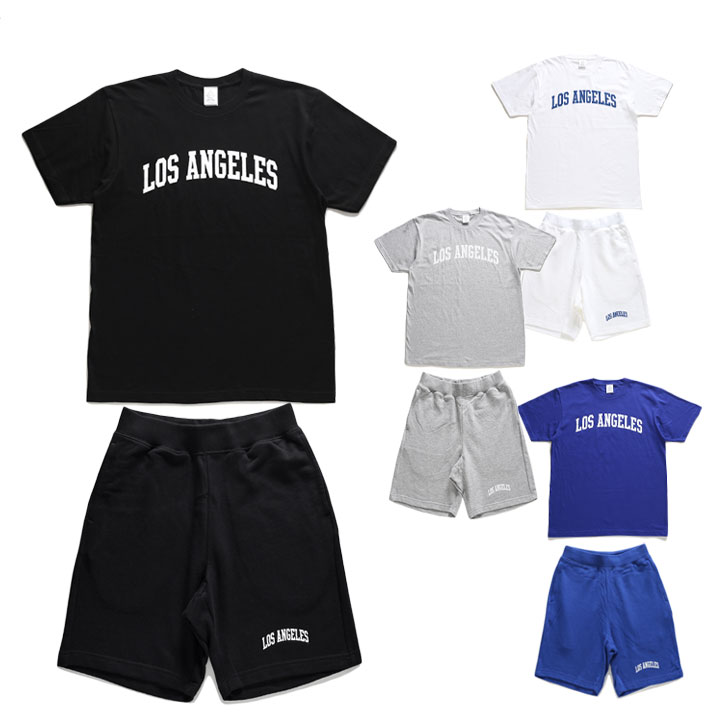 ACE FLAG 上下セット 半袖 ブランド Tシャツ ハーフパンツ メンズ 春夏用 全4色 大きいサイズ エースフラッグ セットアップ スウェット シンプル