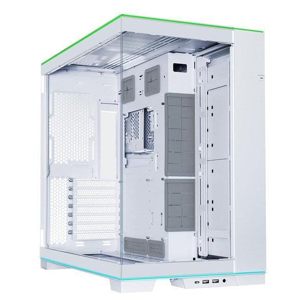 ピラーレスミドルタワーケース E-ATX対応/ホワイト O11D EVO RGB WHITE