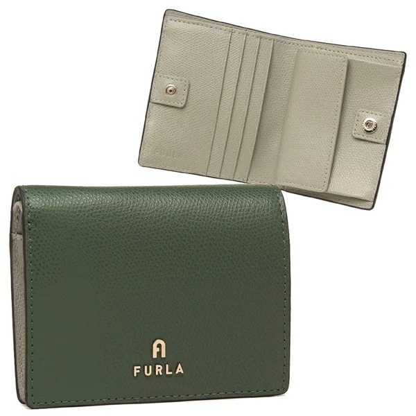二つ折り財布 カメリア カーキグリーン レディース WP00304 ARE000 4059S