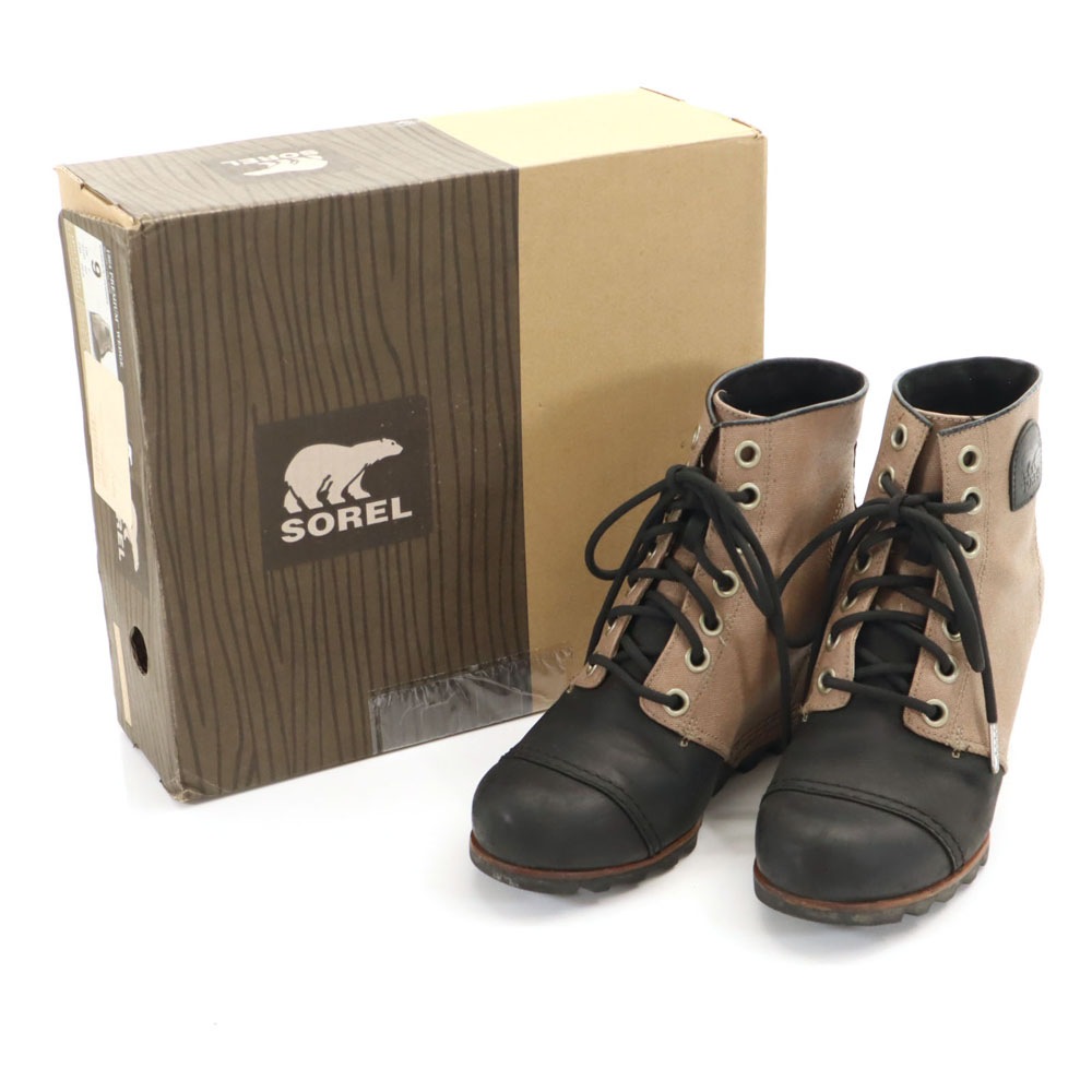 ショート ブーツ 26 ブラウン系 箱付き レディース 古着