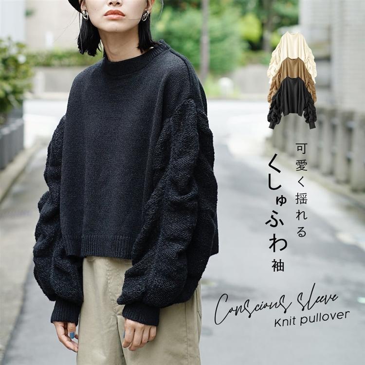 本日の限定商品 ニット秋秋服レディーススセーター長袖袖コンシャスニットプルオーバーイーザッカマニアニット秋秋服レディーススセーター