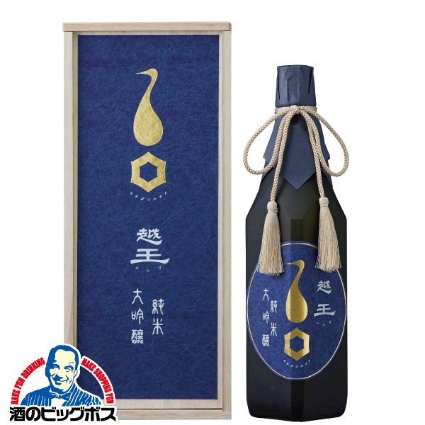 日本酒 純米大吟醸 越後鶴亀 越王 純米大吟醸 菖蒲 あやめ 木箱入り 720ml×1本『FSH』【本州のみ　送料無料】
