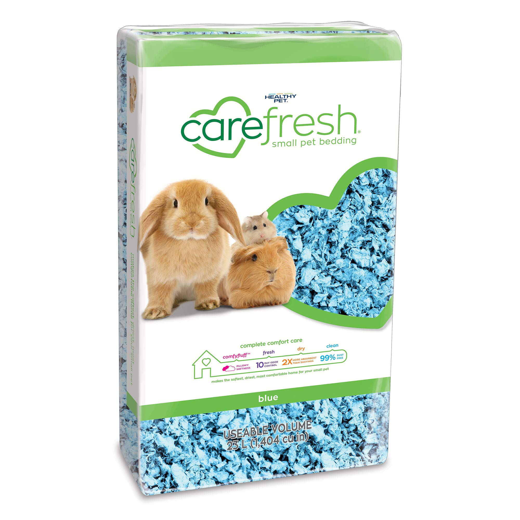 CAREFRESH ケアフレッシュ ブルー 23L ハムスターウサギモルモット等の小動 物用 (2kg)