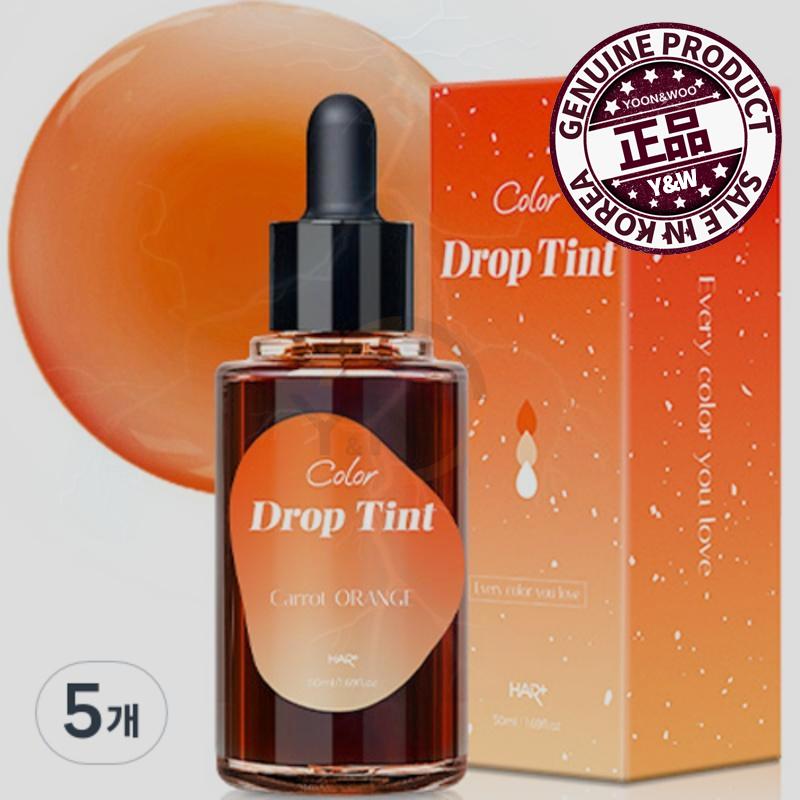 1秒染色 カラードロップティント 50ml 五つ キャロットオレンジ