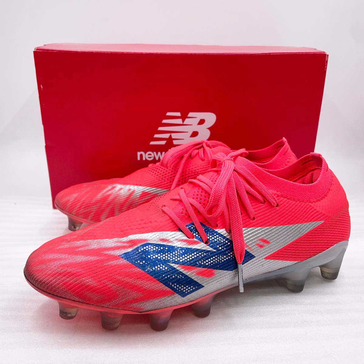 【中古】ニューバランス FURON ELITE HG V5 2E width サッカー スパイク 25cm SF1HMP8 メンズ NEW BALANCE 土 人工芝 天然芝