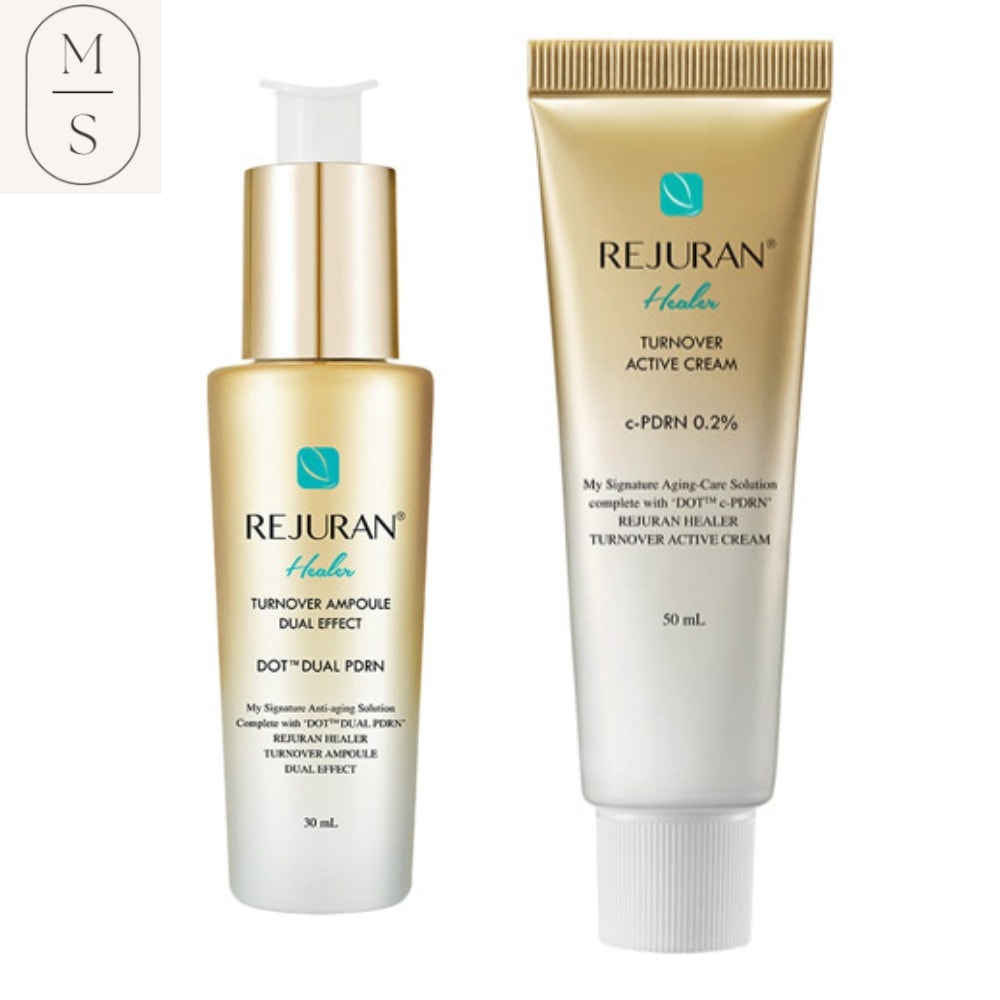 ターンオーバーアンプルデュアルエフェクト30ml+ターンオーバーアクティブクリーム50ml/ゴールドセット