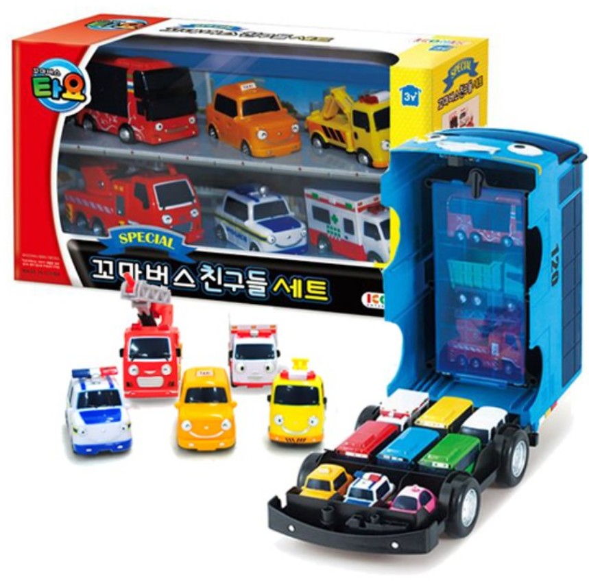 タヨミニカーキャリア おもちゃ+ 友達ミニカー(6種)