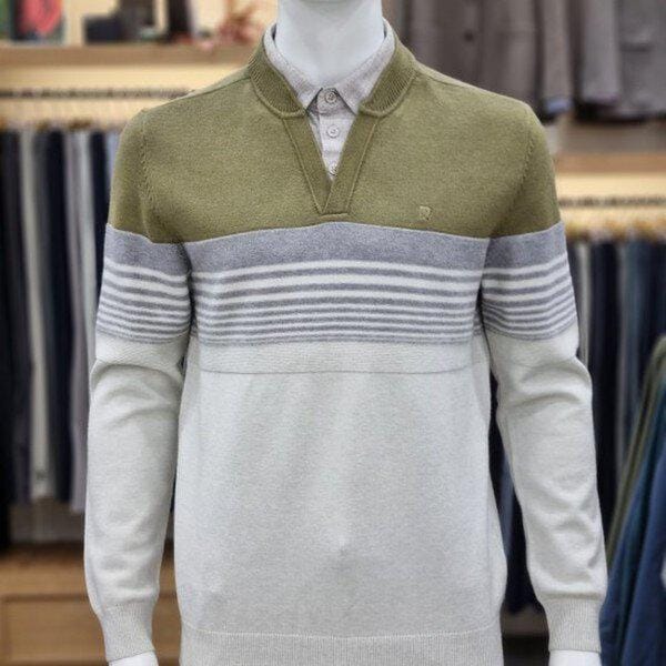 秋冬の新しいブロックレイヤードTシャツPPKT3353476_SH