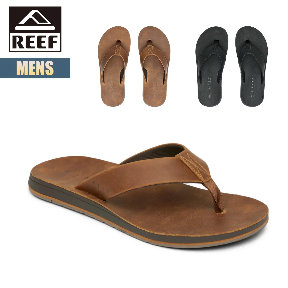 リーフ サンダル メンズ REEF オハイクラシック レザー ビーサン ビーチ サーフ 海 夏 レジャー アウトドア リゾートスタイル 大人カジュアル 高級感 ブラウン ブラック 2025 SS