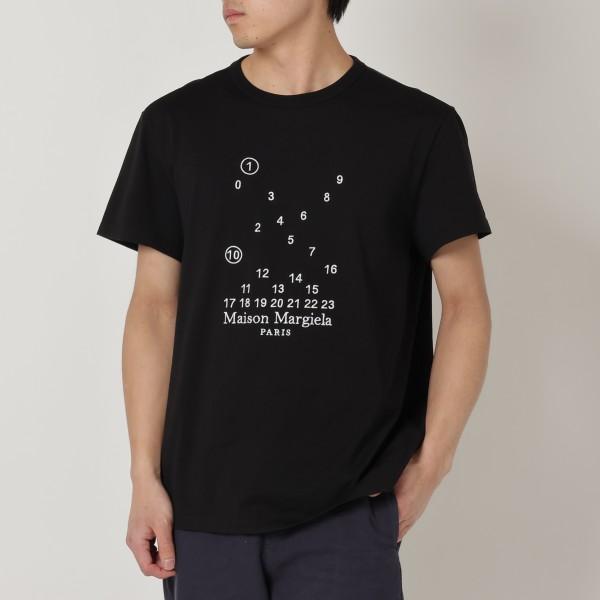 Tシャツ 半袖カットソー トップス ブラック メンズ S50GC0684 S22816 900