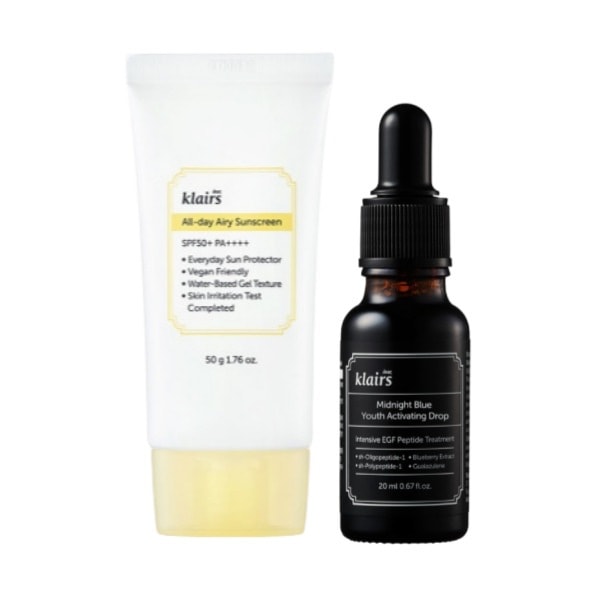 オールデイエアリー サンスクリーン 50g+ミッドナイトブルードロップ 20mL