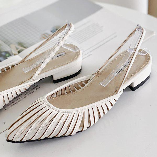 レディース夏サンダル フラット スリングバックサンダル