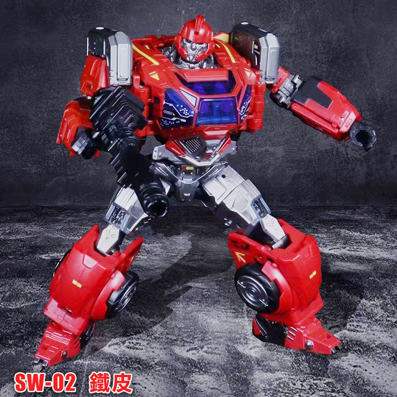SW02 拡大版 SS84 外伝アイアンハイド 変形可動玩具フィギュア置物