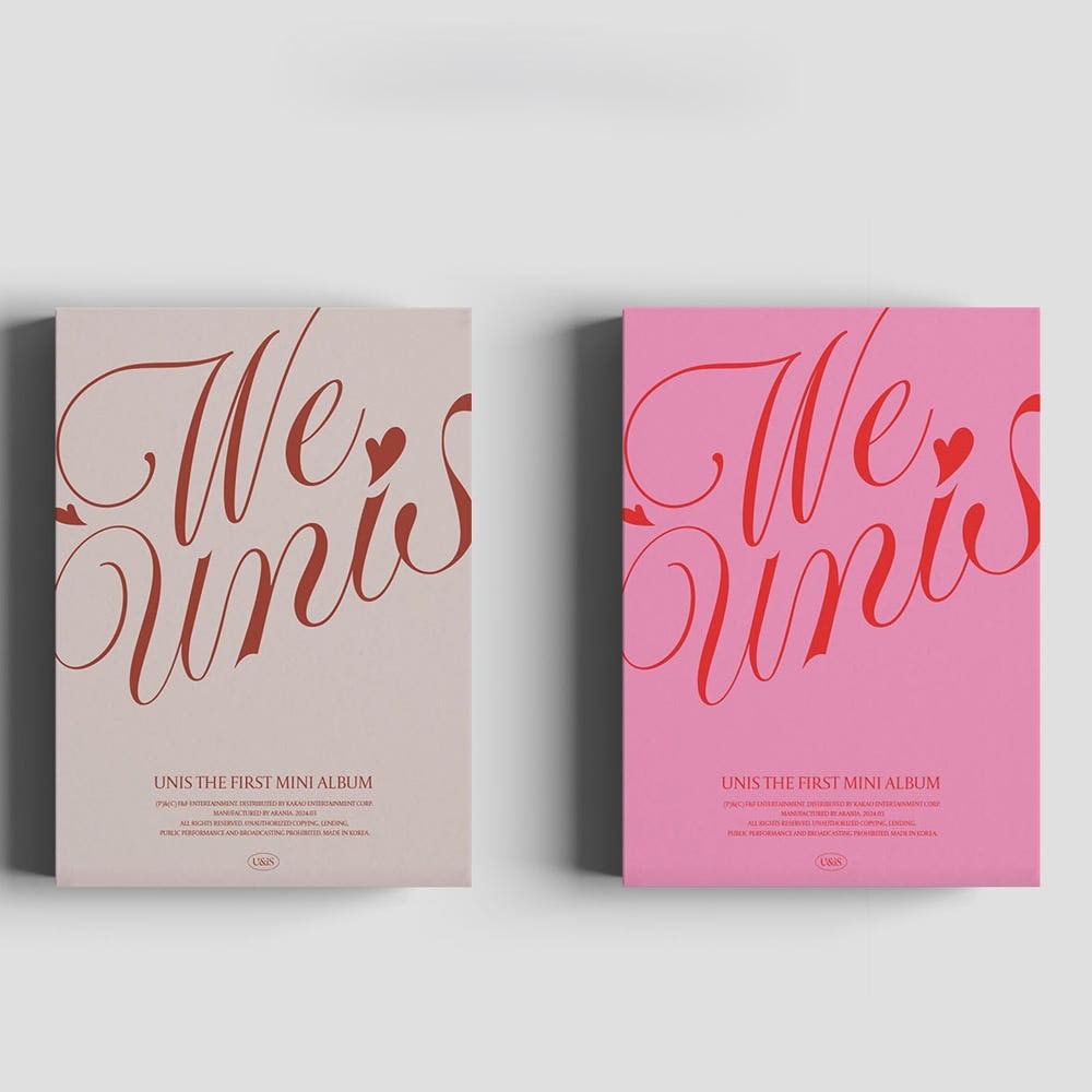 (未開封新品) 2種セット ユニスアルバムミニ 1集 WE UNIS