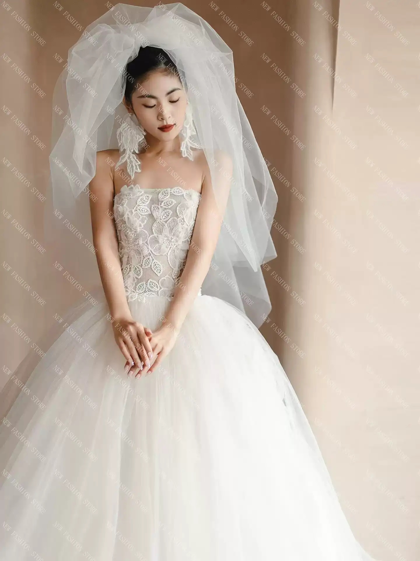 ウエディングドレス 白-27