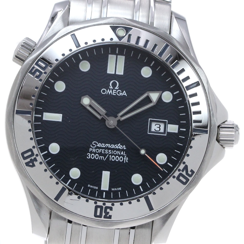 オメガ OMEGA 2542.80 シーマスター300 プロフェッショナル デイト クォーツ メンズ _845345【中古】