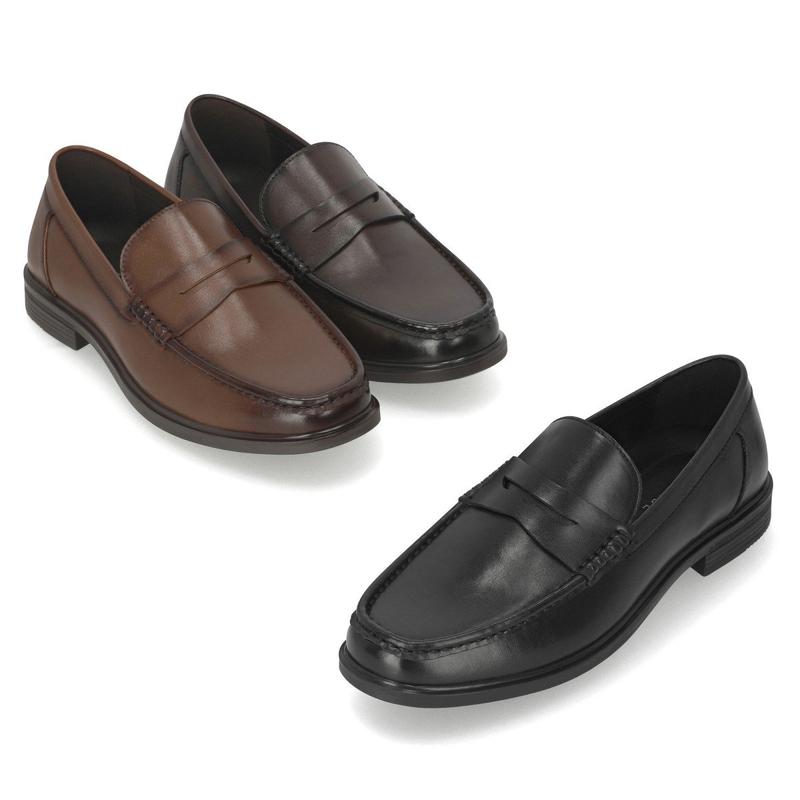 [シークレット特価] インテンス男性クラシックペニーローファー 2.5cm LCMD02I539