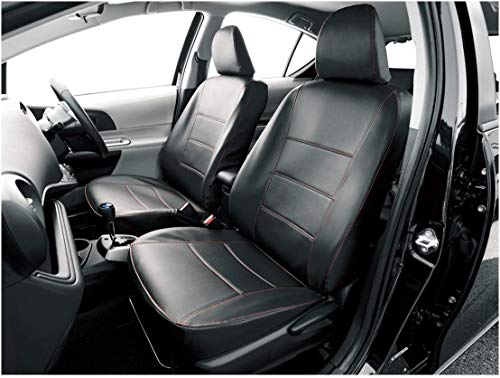 色：レッドステッチ ボンフォーム(BONFORM) シートカバー ソフトレザーR M5-15アクア