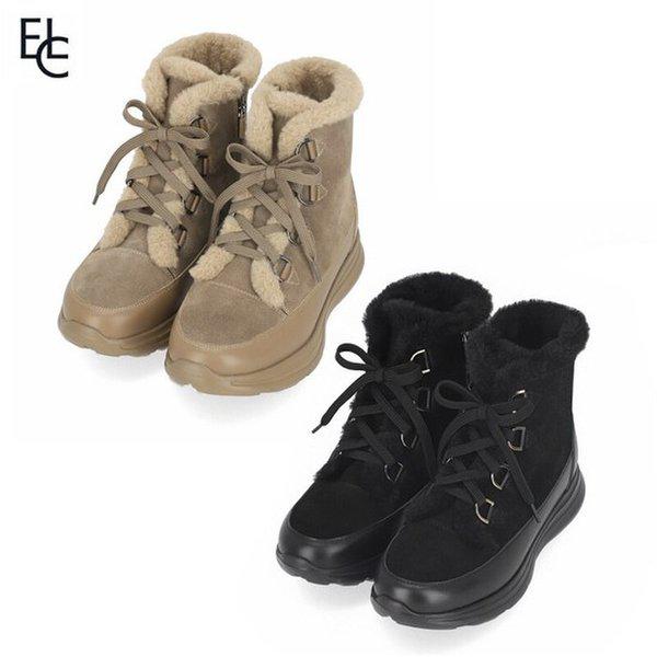 軽量クッションパー起毛防寒女性ブーツLCWA14U613XI_GN