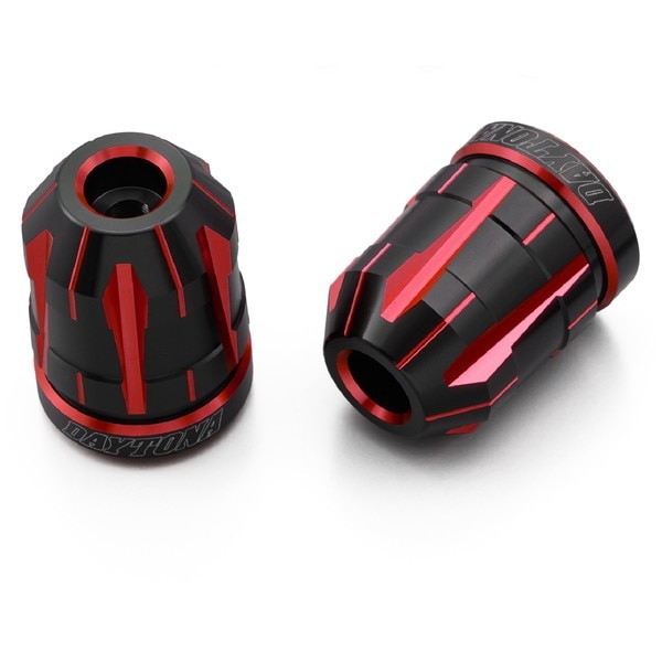 D99720 PREMIUM ZONE バーエンド ホンダ(M6)用 TECHNO レッド 5,594円