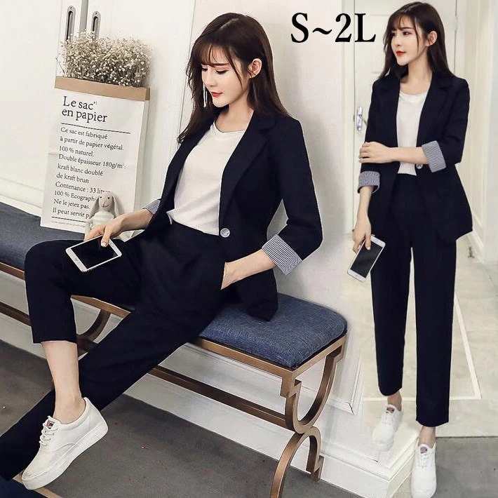 スーツセット　セットアップ　スーツ　ジャケット　パンツ　ズボン　オフィス　ブラックフォーマル セレモニースーツ レディーススーツ　卒業式　入学式　セレモニー　フォーマル　通勤　OL　S M　L　2L今