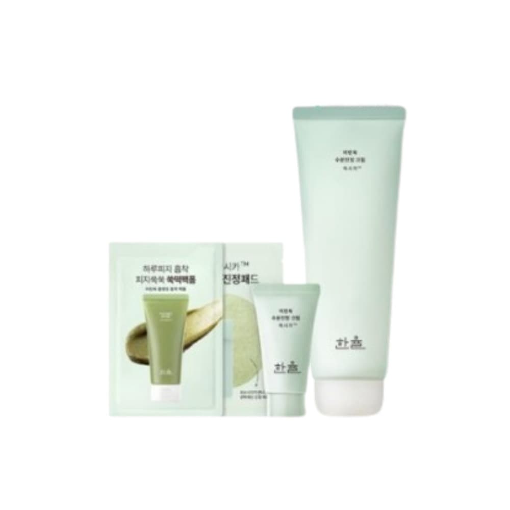 幼いよもぎ 水分鎮静 クリーム 110ml 大容量 企画 (+25ml+パッド2枚+吸着パックフォーム2ml)
