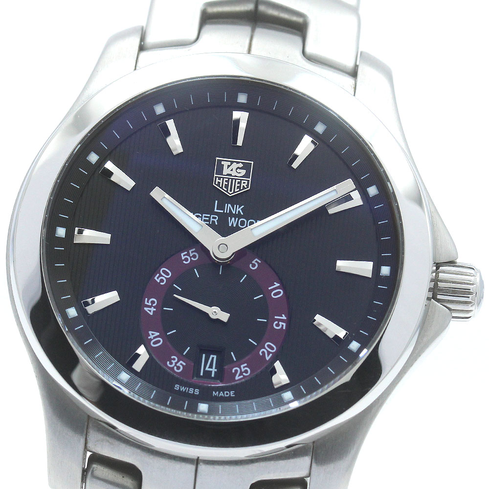 タグホイヤー TAG HEUER WJF211D リンク タイガーウッズモデル キャリバー6 自動巻き メンズ 良品 _868829【中古】 77,825円