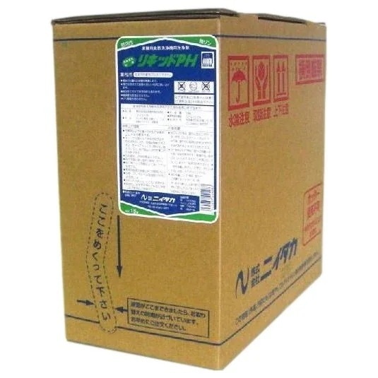 【ポイント10倍】ニイタカ　業務用食器洗浄機用洗浄剤　リキッドPH　扁平ハイテナー　18kg