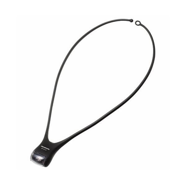 (まとめ) パナソニック LEDネックライト 20Lx 防滴仕様 ブラック BF-AF10P-K 1個 (×5セット)