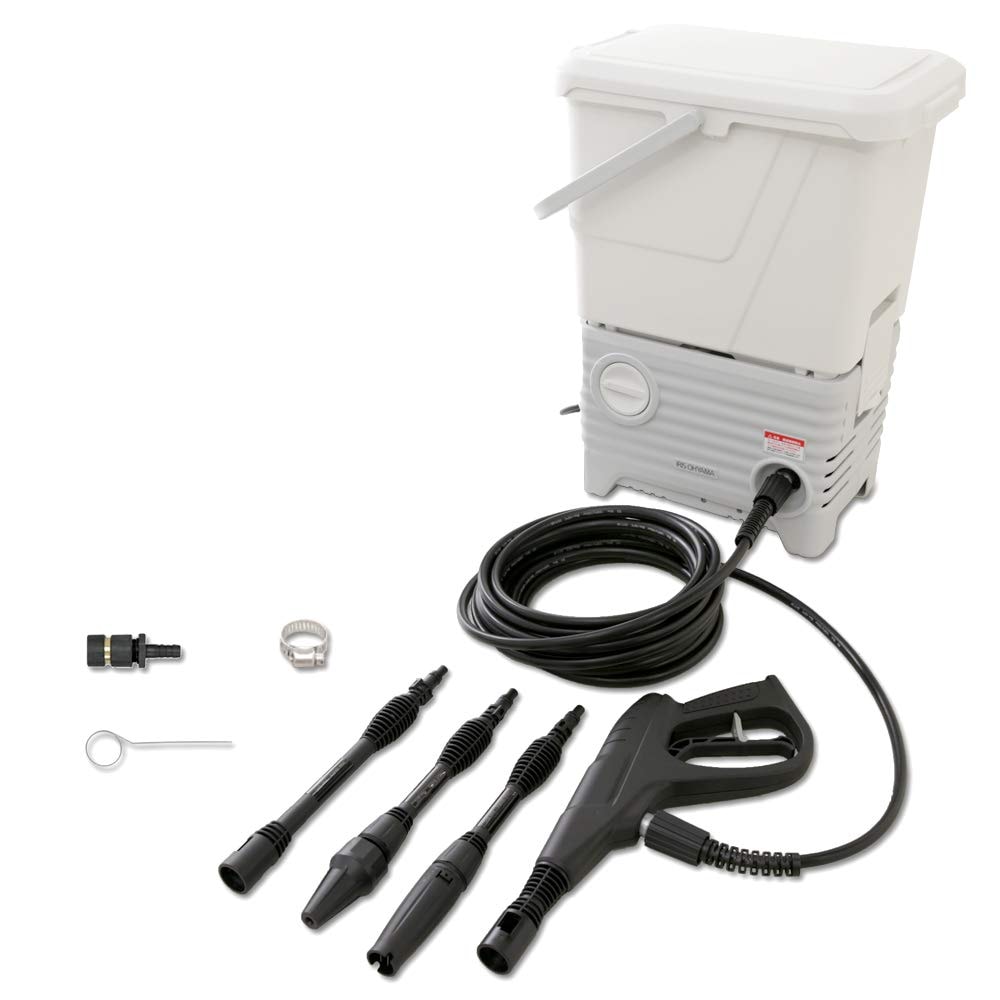 アイリスオーヤマ 電源コード式 タンク式高圧洗浄機 水道のない場所も使用可能 洗剤もタンクに入れて使用可能 サイレントモデル 温水対応 最大圧力8.5Mpa SBT-512N